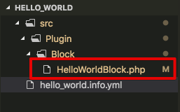 HelloWordBlock